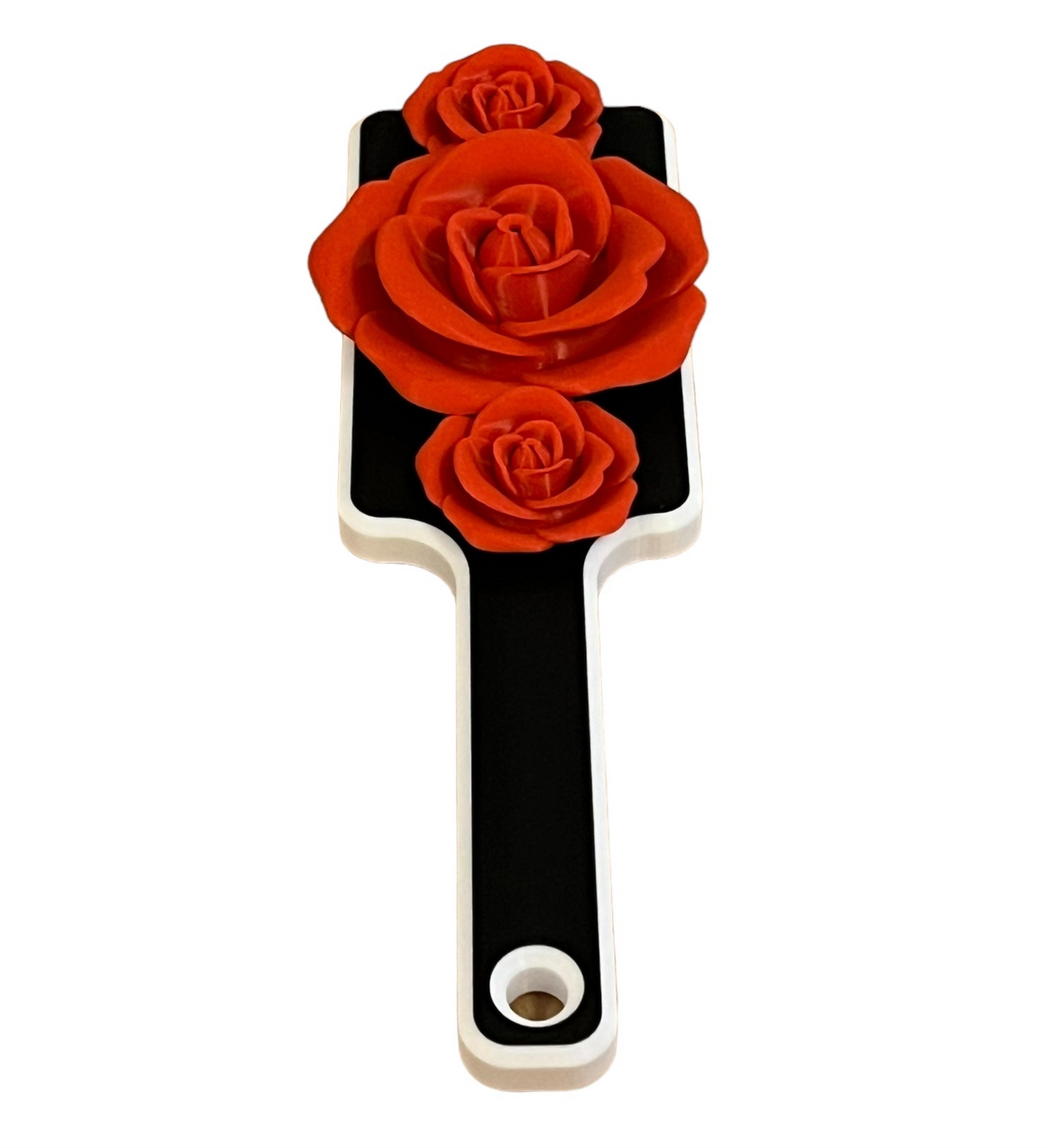 Das Rosen Paddle - BDSM Paddle mit Rosen Reliefs - SM Impact Play Paddle